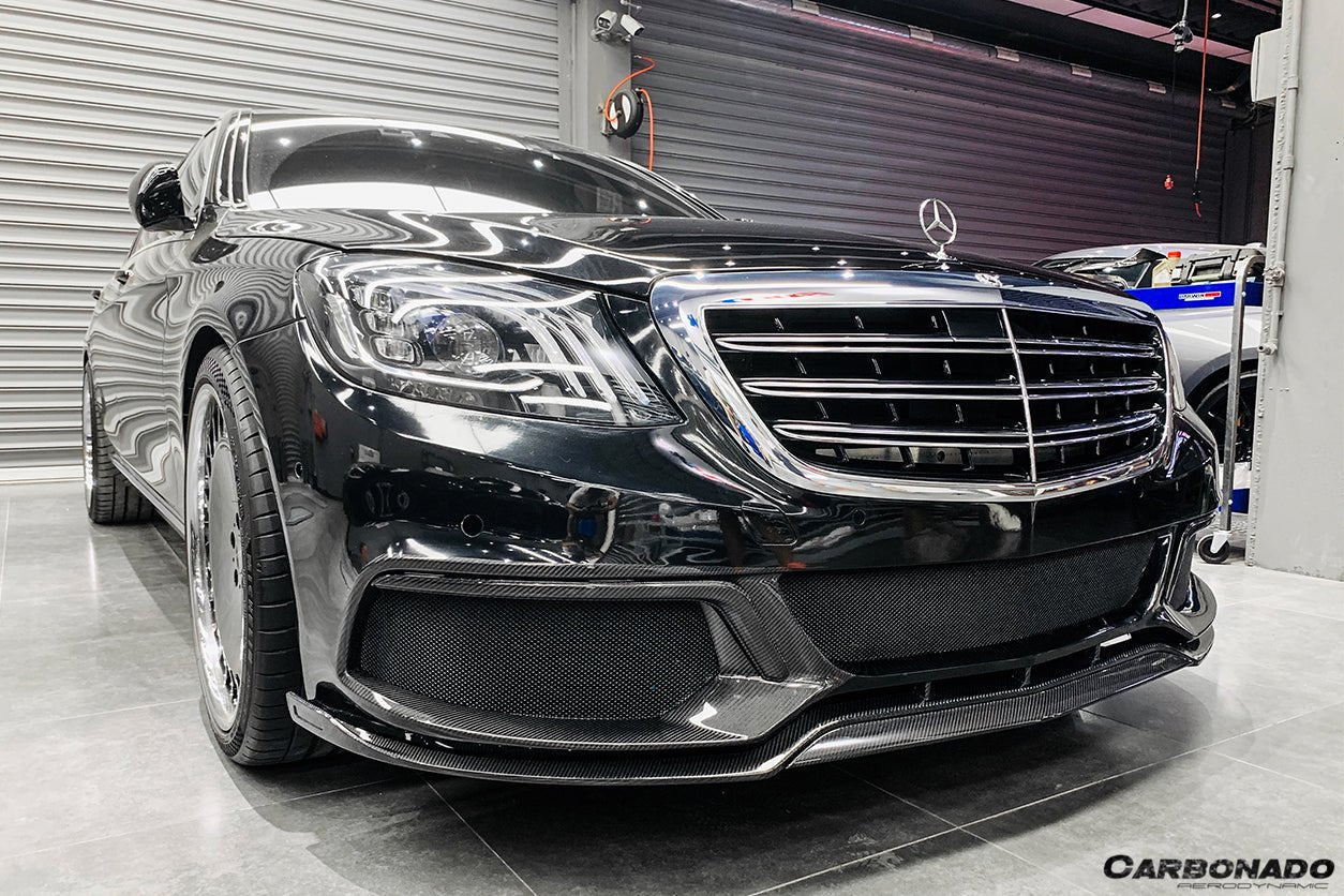 2017 - 2020 Mercedes Benz W222 Sedan BRS-2019 Style Front Bumper